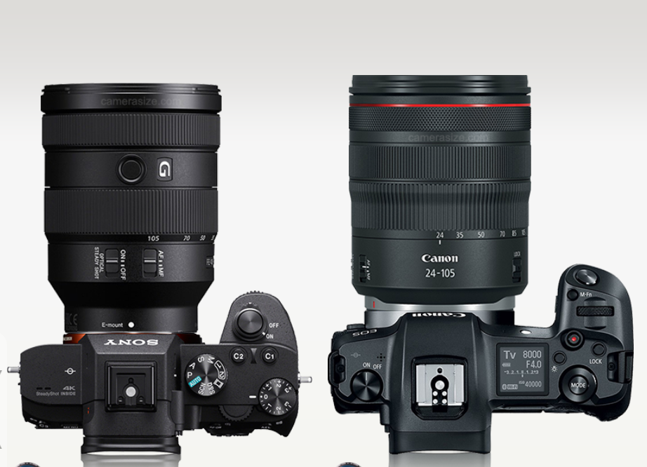 differences between different full frame canon cameras
