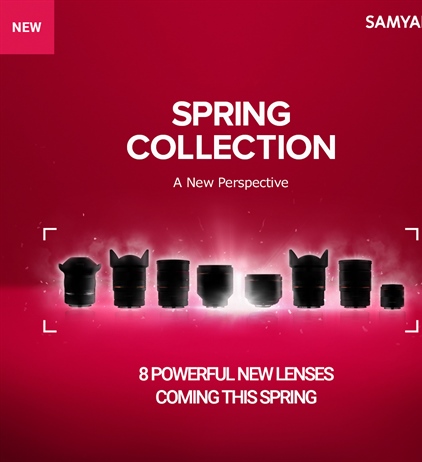 Samyang is launching 8 new lenses this spring