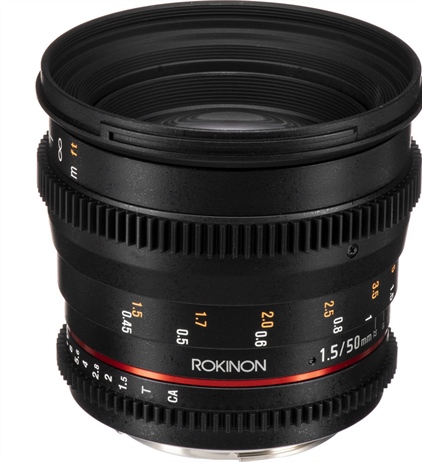 Deal: Rokinon 50mm T1.5 AS UMC Cine DS Lens for Canon EF Mount