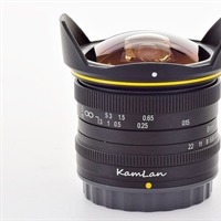 Kamlan 8mm F3.0 to be released shortly for the EF-M mount