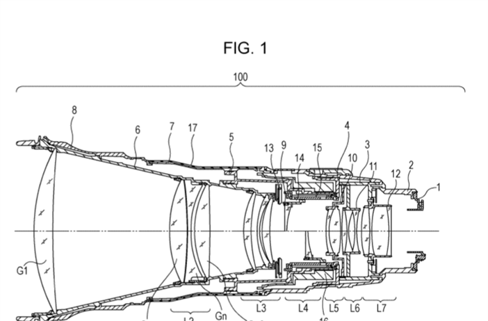 Canon Patent Application: Yet another super-telephoto patent