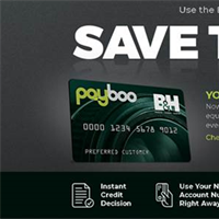 B&H launches PayBoo credit card - save on sales tax!