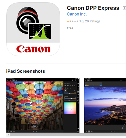 Canon moving DPPExpress to subscription