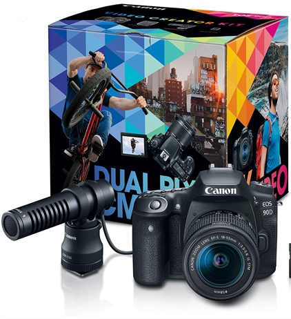 Canon releases Content Creator Kits for the 90D, G7X Mark II and M200...