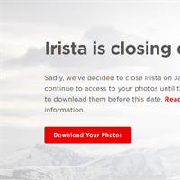 Canon is closing Irista