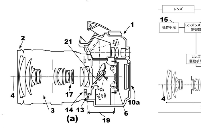 Canon Patent Application: IBIS adjustment - DSLR illustrations