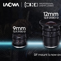 Venus Optics announces three Cinema lenses for the Canon RF mount