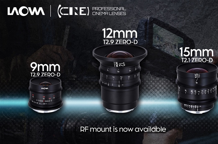 Venus Optics announces three Cinema lenses for the Canon RF mount