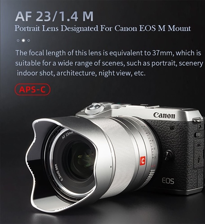 Some GAS worthy details about Viltrox's EOS-M 23mm F1.4