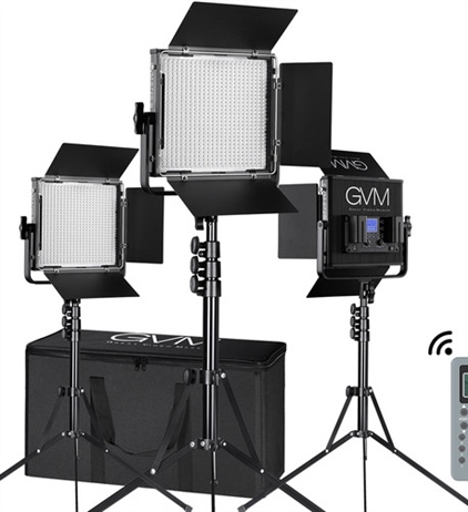 Black Friday Deal: GVM LED Lighting kits