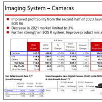 Canon releases their 2020 financials