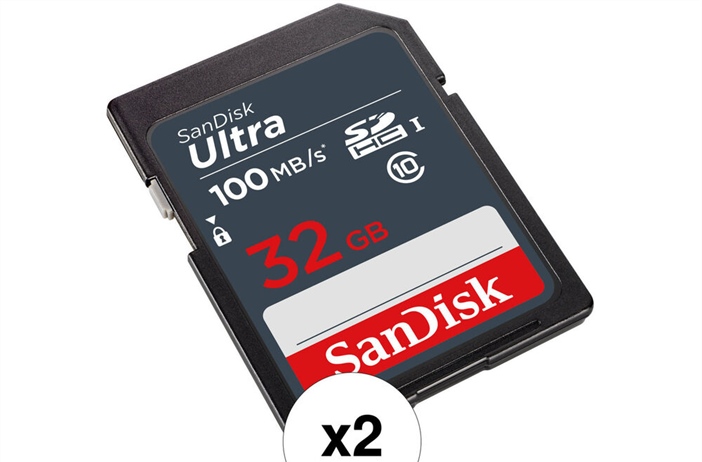 Deal of the Day: SanDisk 32GB Ultra SDHC UHS-I Memory Card (2-Pack)...