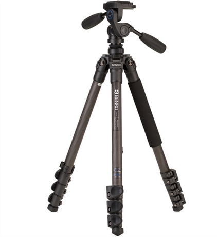 Deal: Benro TAD18CHD1 Series 1 Adventure Carbon Fiber Tripod with HD1...