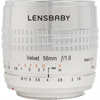 Deal: Lensbaby Velvet 56mm f/1.6 SE Lens for Canon EF (Silver)