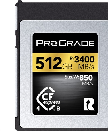 ProGrade Digital 512GB CFexpress 4.0 Type B Gold Memory Card