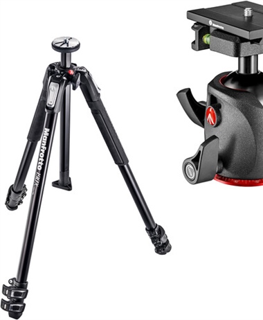 Manfrotto MT190X3 Aluminum Tripod with XPRO Magnesium Ball Head Kit