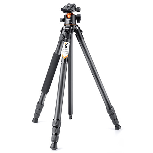 K&F Concept Professional Carbon Fiber Tripod with Monopod & Ball Head