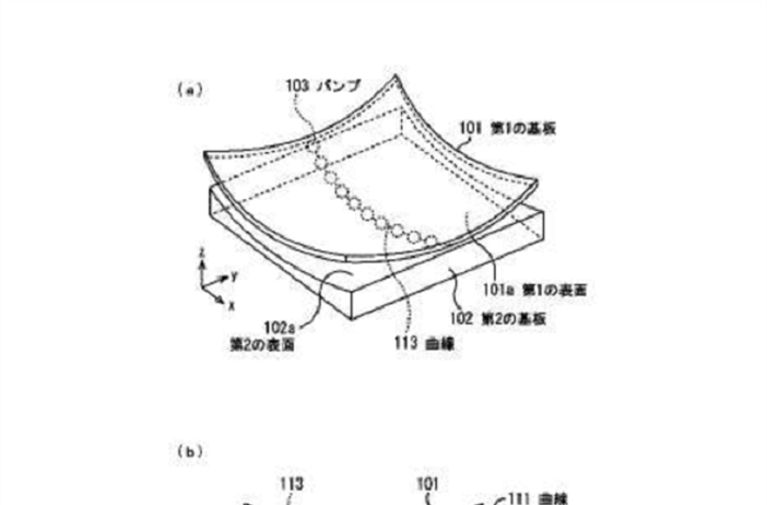 Canon Curved Sensor Japan patent application