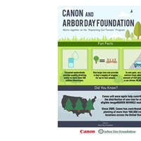 Canon and Arbor Day Foundation’s Reforestation Program