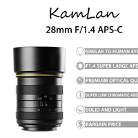 Kamlan previews the 28mm 1.4 for the EOS-M mount