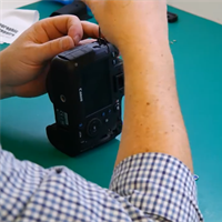 Watch a time lapse of a Canon shutter replacement