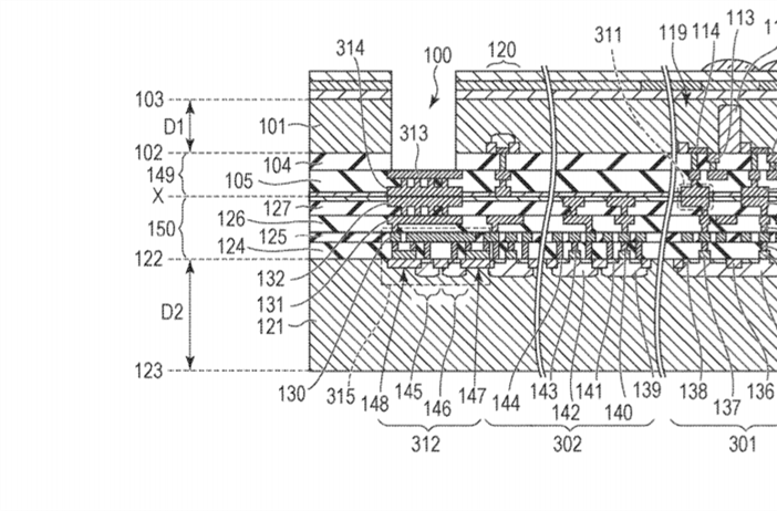 Canon Patent Application: Stacked Sensor Patent