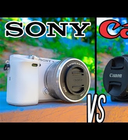 Video Review the Canon M50 against the A6000 - the budget creator...