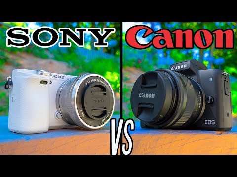 Video Review the Canon M50 against the A6000 - the budget creator...