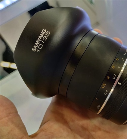 New Samyang 10mm 3.5 on display at Photokina