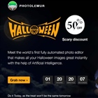 Halloween Special: Photo Lemur 50% off